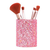 Bling Sequins Makeup Brush Holder, Cute Glitter Vanity Decor