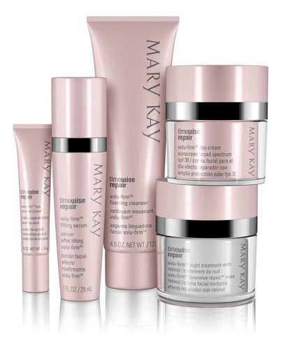 Mary Kay Set Completo 5 Productos Timewise Repair Volu Firm 