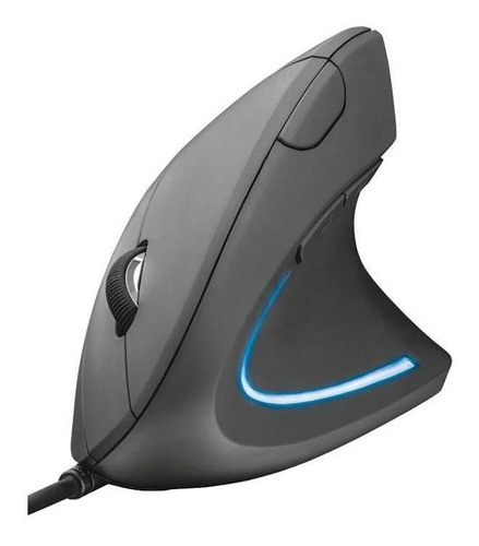 Mouse Trust Vertical Ergonômico Verto Led Azul