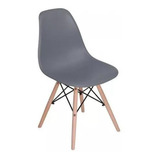 Silla Eames Moderna Patas En Madera Para Comedor - Sala