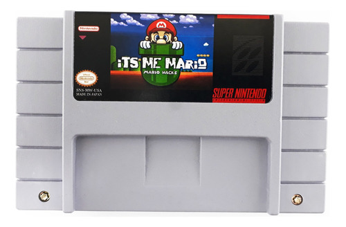 Cartucho Super Nintendo Super Mario Hacks Collection