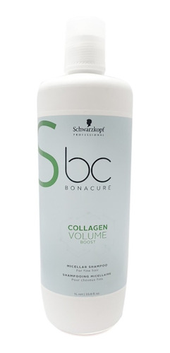 Shampoo Schwarzkopf 1l Collagen Volumen Boost Micellar