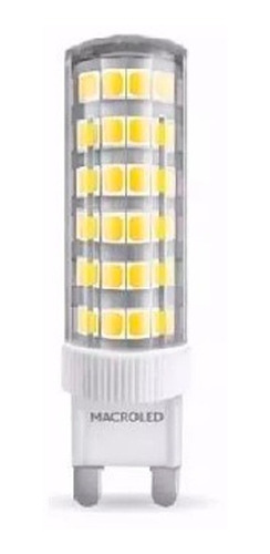 Pack X10 Bipin Led 6w G9 Luz Calida 220v Macroled