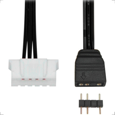Adaptador 6 Pinos Controladoras Fan Para Led Argb 3 Pinos 5v