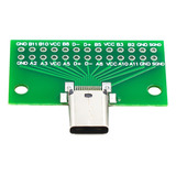 Conector Adaptador De Placa Pcb De Prueba Tipo C Usb 3.1 De