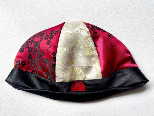 Gorro Oriental Auténtico Adulto Bi Tono Tejido Jacquard