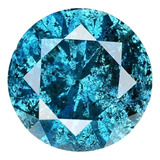 Diamante Azul Blue Vivid, 0,32ct, 4mm Con Certificado Gil