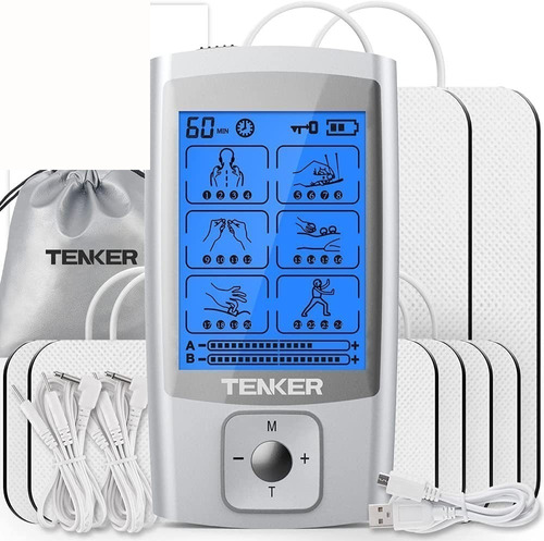 Estimulador Muscular 24 Modos 8 Almohadillas De Electrodos