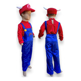 Disfraz Cosplay Super Mario Bros Y Luigi Superheroe Niño