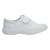 Zapato De Servicio Confort Schatz Comfort Flex Blanco Mujer