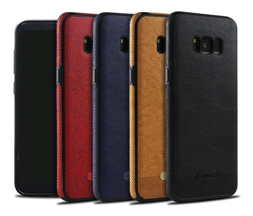 Funda Mikki Piel Sintetica Leather Case Para Samsung