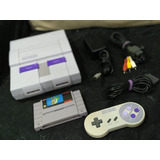 Super Nintendo Snes + 1 Control + Mario World Todo Original