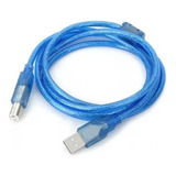 Cable Usb A-b Para Impresora M/m 1,5 Mts  X 30/ Crisol Tecno