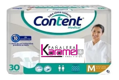 Content Medical Talla M X 30 - Unidad a $2000