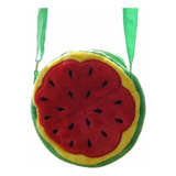 Cartera Importada De Felpa Diseño Frutas Para Niñas