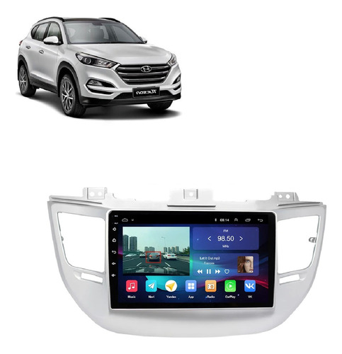 Multimídia Android Hyundai New Tucson 2015-2019 9p/2+32gb/ré