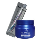 Kit Cabelo Azul Royal 1 Tinta + 1 Matizador 250gr Mairibel