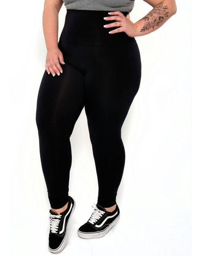 Calça Legging Suplex Plus Size G1 G2 G3 Academia Fitness Ful