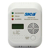 Sensor Alarma Detector Sica Co2 Monoxido De Carbono Autónomo