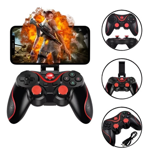 Controle Manete Gamepad Bluetooth Compatível Android/ios/pc