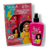 Kit Shampoo E Condicionador + Spray Skala Crespinho Divino 