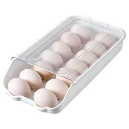 Caja Para Almacenar Hasta 14 Huevos Para La Nevera