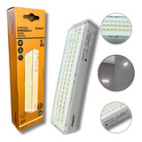 Kit 3x Luminária Emergência Barra 4w Avant 60 Leds 6000k