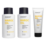Shampoo + Acond + Tratamiento Maroc Oil X 400 Ml Primont