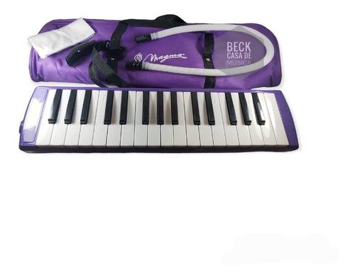 Flauta Melodica 32 Notas Magma Varios Colores Accesorios