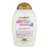 Ogx Shampoo Coconut Miracle Oil Extra Fuerza Reparador 385ml