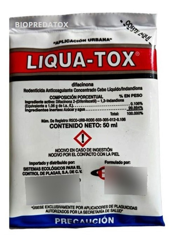 Veneno Para Ratas Liquido Para Bebederos Liquatox