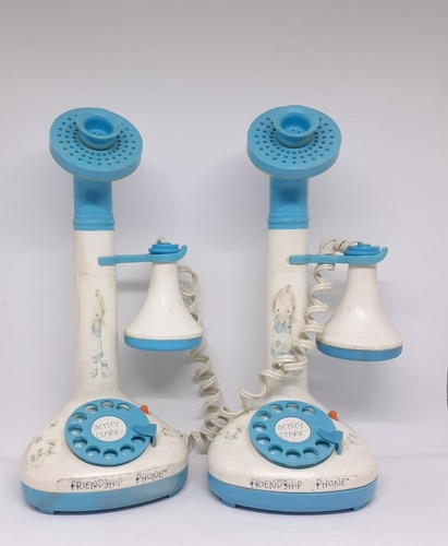 Teléfonos De Juguete Antiguos X 2 Betsey Clark 