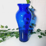 Vaso/jarra/ornamento Decorativo Vintage Curvas Longo Azul