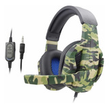 Headset Gamer Camuflado Com Microfone Ps4 Xbox One