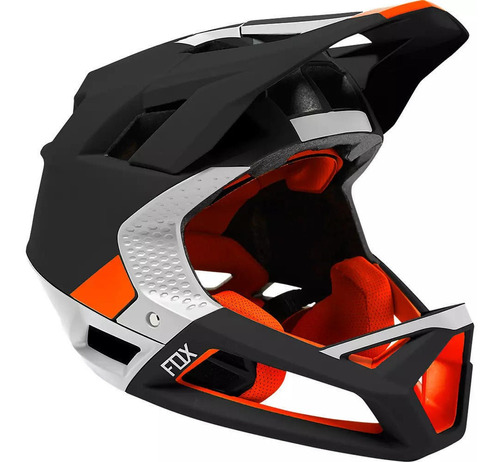 Casco Bicicleta Proframe Blocked Negro/naranjo Fox