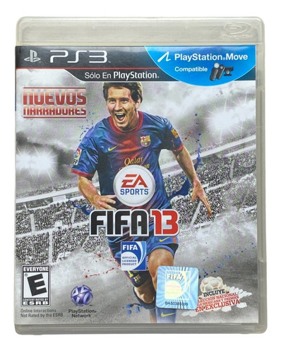 Fifa 13 Ps3 - Compatible Con Playstation Move - Disco Físico
