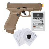 Blowback Glock G19x Gen 5 Co2 6mm Coyote 410fps Xtreme C