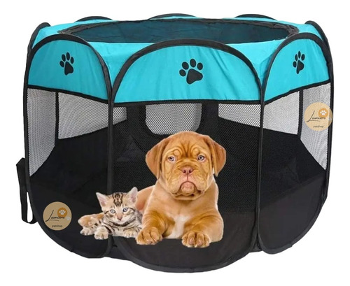 Corral Tienda Mascotas Portátil Plegable Caniche Gato Huron 