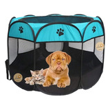 Corral Tienda Mascotas Portátil Plegable Caniche Gato Huron 