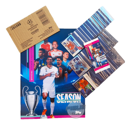 Album Uefa Champions League 2024 Topps - Completo A Pegar