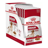 Royal Canin Pouch Medium Adulto . Caja 10 Sobres X 140 Gr. 