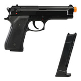 Pistola Airsoft Spring Kwc Beretta M92 Mola 6mm Pressao Nfe