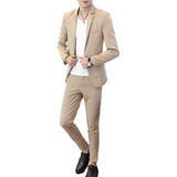 Traje Saco Chaqueta Conjunto Formal Slim Fit Para Juvenes