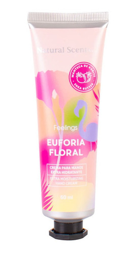 Crema Para Manos Euforia Floral 60 Ml Natural Scents