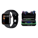 Reloj Smartwatch Hw39 Pro Max Bt + Audifonos Power Bank B01
