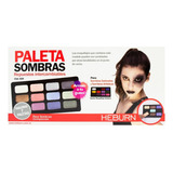 Heburn Maquillaje Profesional 928 Paleta 12 Sombras Ojos