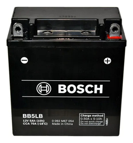 Bateria Moto Bosch Bb5lb / Yb5lb / 12n5-3b 12v 5amp