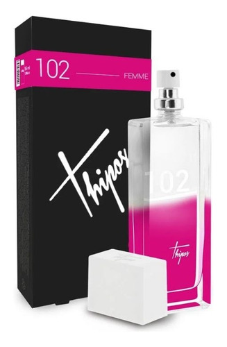 Perfume 102 Thipos Fragrância Elegante Leve Fresco Envolvente Floral Vibrante 55ml