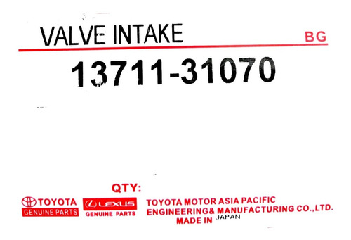 Valvula Escape Admision Toyota Fj Cruiser 4runner 4.0 1gr Foto 6
