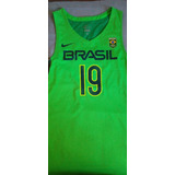 Camiseta Brasil Basquet Jjoo 2016 Leandrinho Barbosa #19